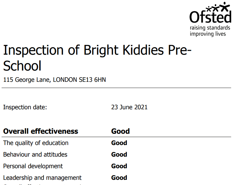 Ofsted Report